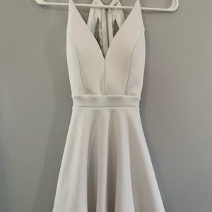 White Skater Dress, size S
